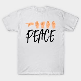 Peace - sign language T-Shirt